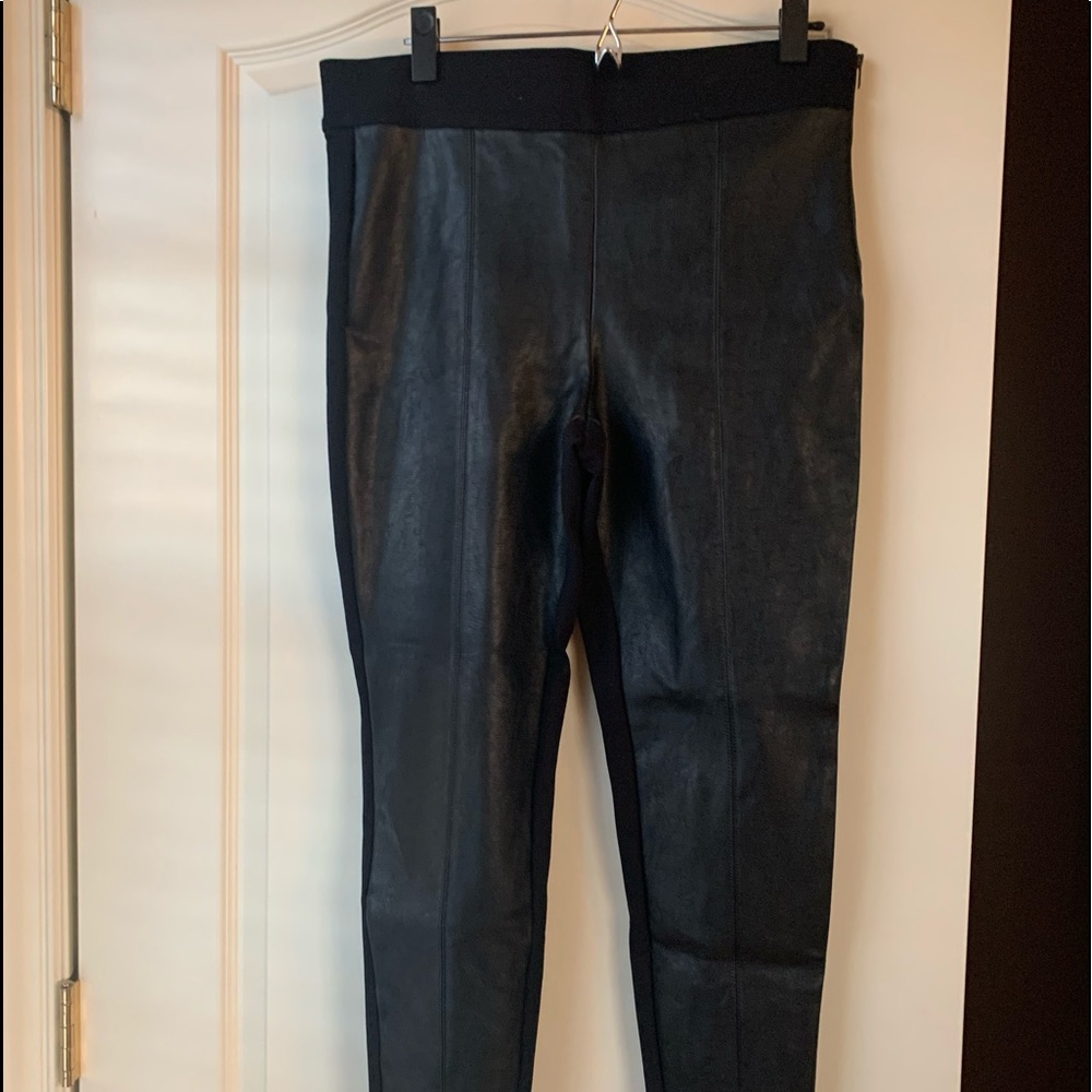 Ann Taylor Faux Leather pants. Size 10
